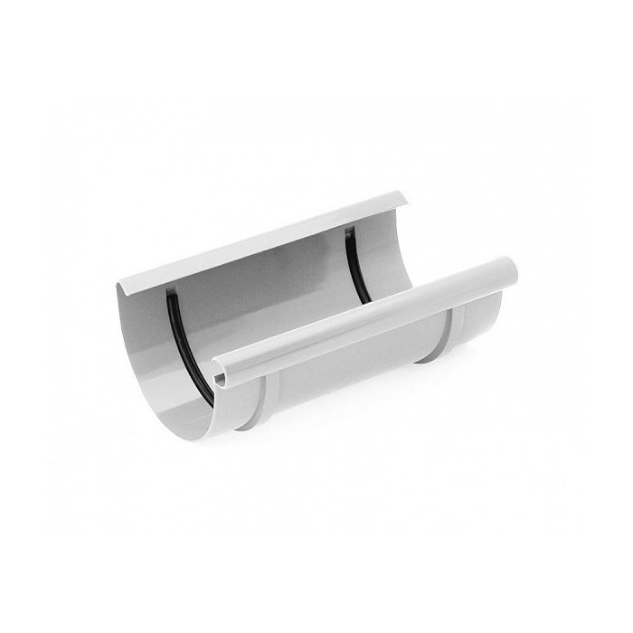 Муфта желоба, пвх, d-150 мм, белый, BRYZA